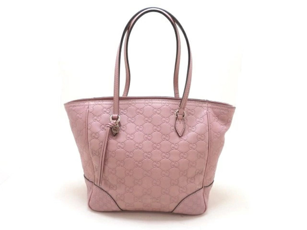 Gucci handbag Gucci Guccissima leather pink